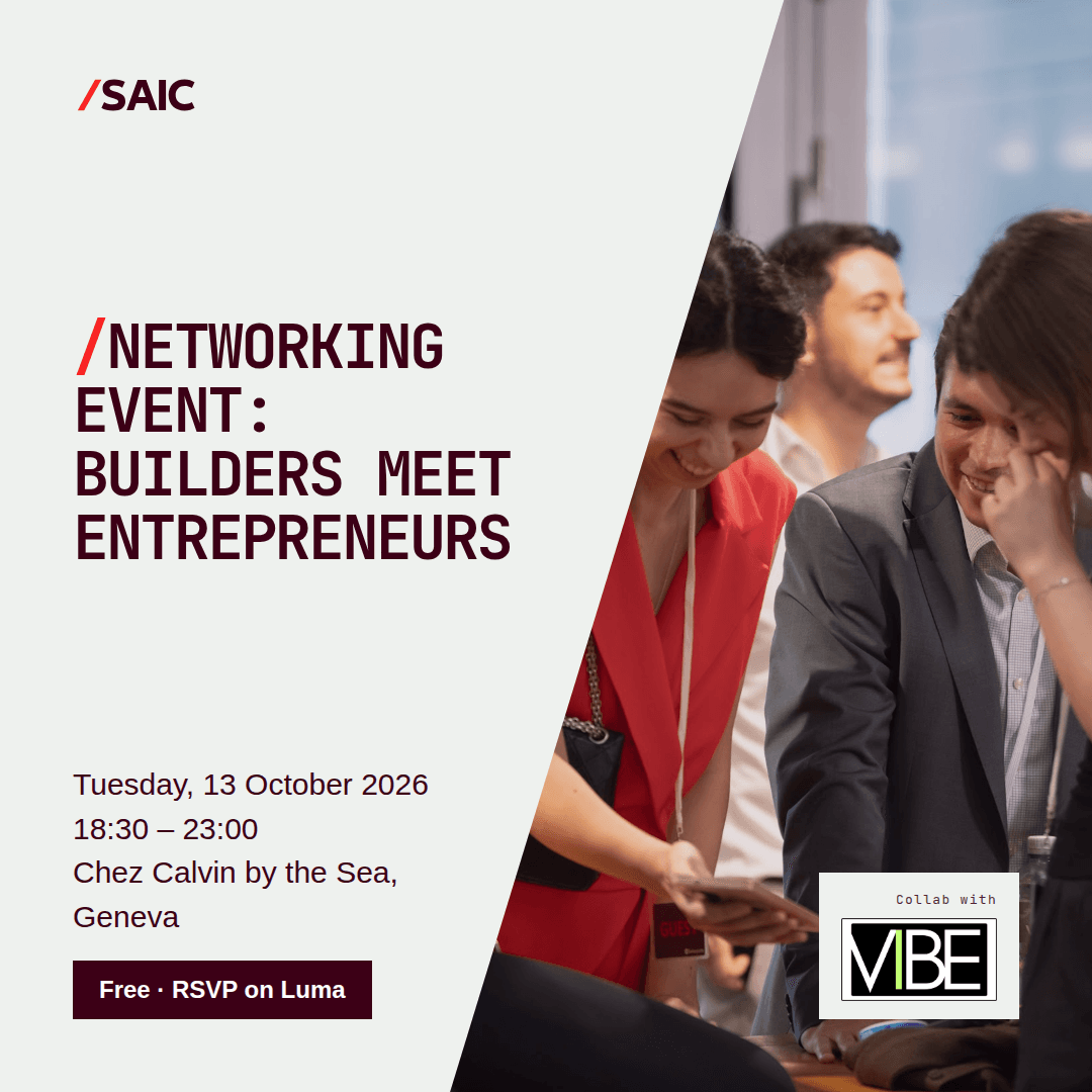 Builders meet Entrepreneurs: SAIC x VIBE